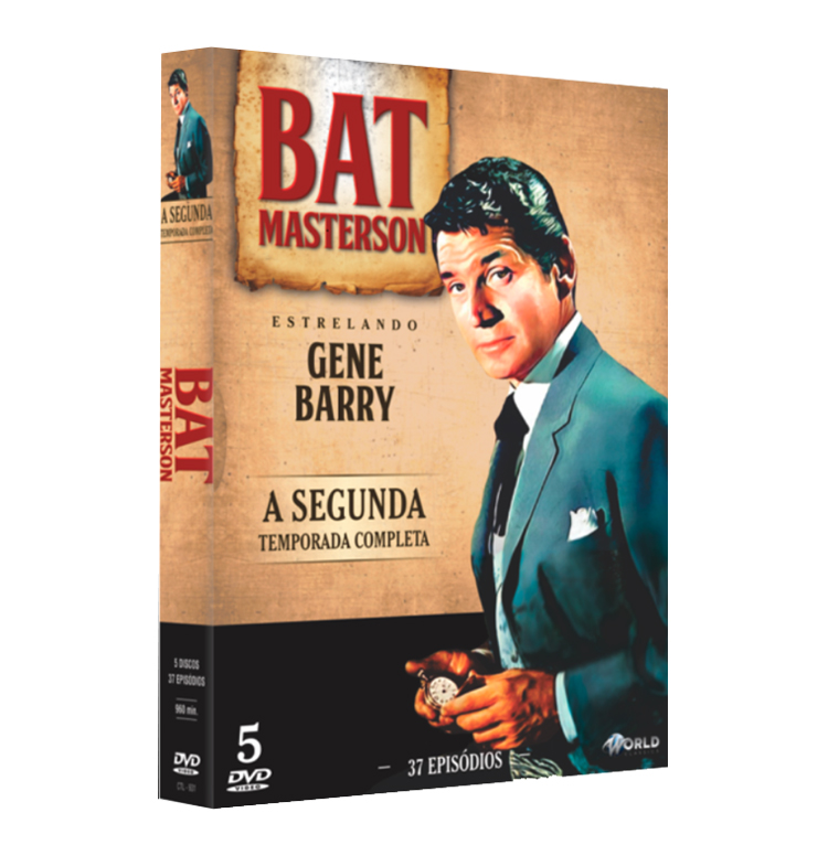 Box Bat Masterson – 2ª Temporada Completa – Digitask – 5 DVD’s