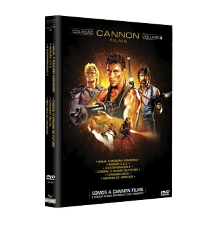 Dvd Colecao Ninja 3 Filmes - Original 