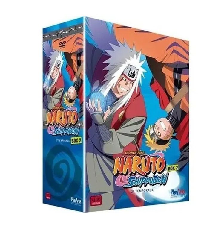 NARUTO 9 TEMPORADA COMPLETA EM 2 DVDS