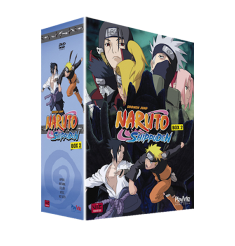 Box Naruto Shippuden 2ª Temporada – 5 Dvd's – Bazani House Geek Store