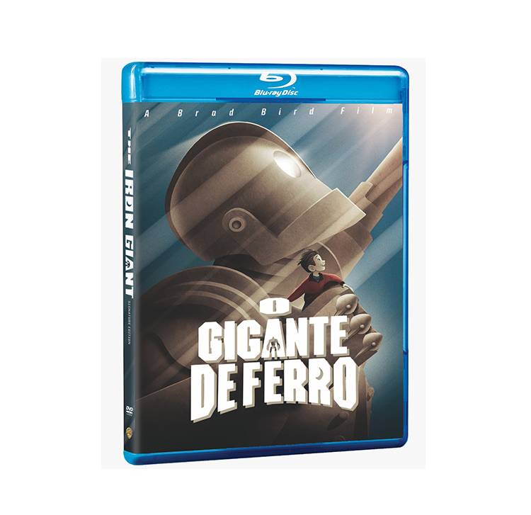 Blu-ray + Dvd O Gigante de Ferro – Edição com Luva + 5 Cards