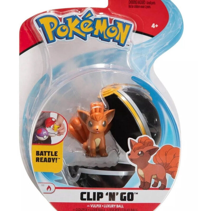 Figura de ação Boneco Pokemon articulado na pokebola Brinquedo