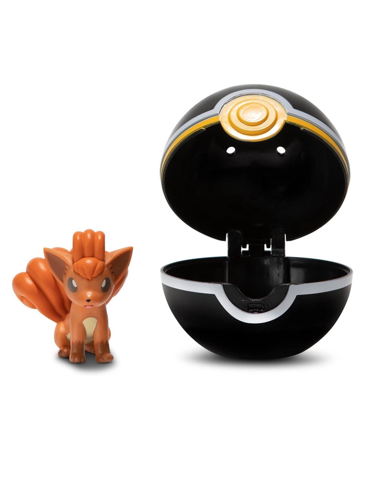 Brinquedo Pokemon Eevee Na Pokebola Boneco Articulado em Promoção