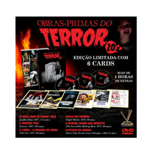 Dvd Obras-Primas do Terror Vol. 20 – Edição Limitada Com 6 Cards