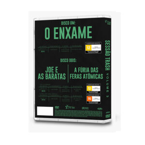 Box Dvd Sessão Trash Vol. 3 – O Enxame, Joe e as Baratas e A Fúria