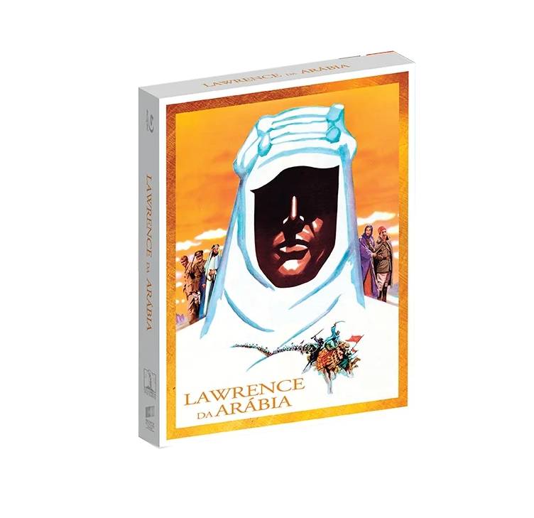 Blu-ray Lawrence da Arábia - Luva Dunas - Duplo - Edição de colecionador com 4 Cards (Pronta entrega)