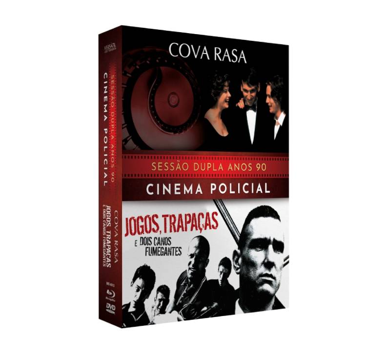 Blu-ray Sessão Dupla Anos 90 Cinema Policial - Edição Limitada Com 4 Cards