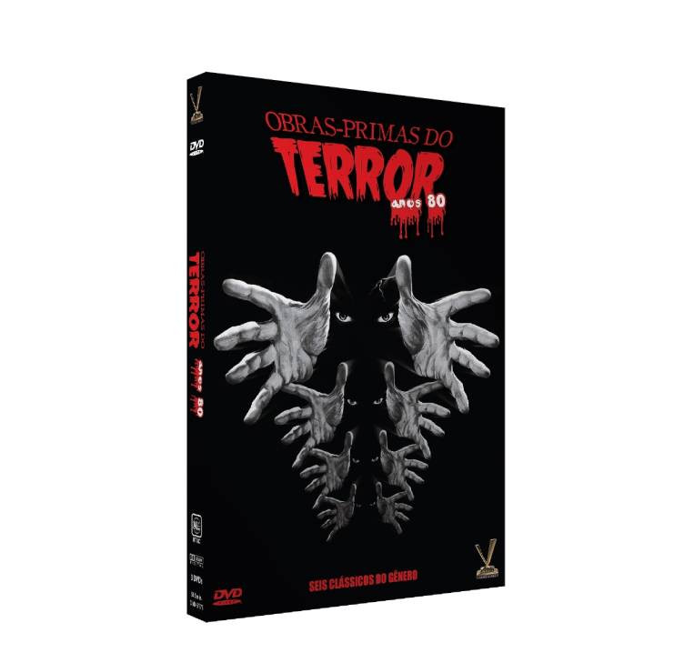 Dvd Obras-Primas do Terror: Anos 80 Vol. 1 - Edição Limitada Com 6 Cards (3 Dvds)