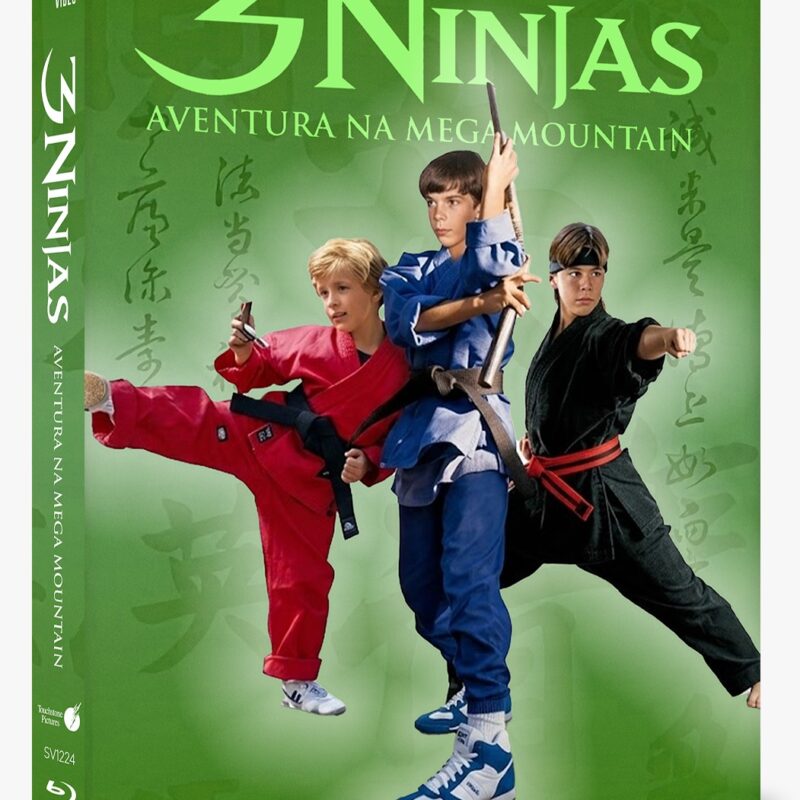Blu-ray : Três Ninjas – Matar ou Morrer na Mega Montanha - Edição de Colecionador