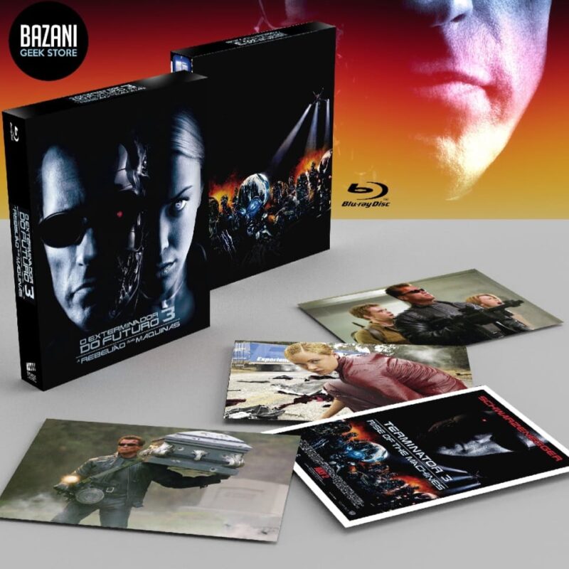 Pré-Venda: Blu-ray O Exterminador Do Futuro 3 - Edição com Encarte Luva + 4 Cards
